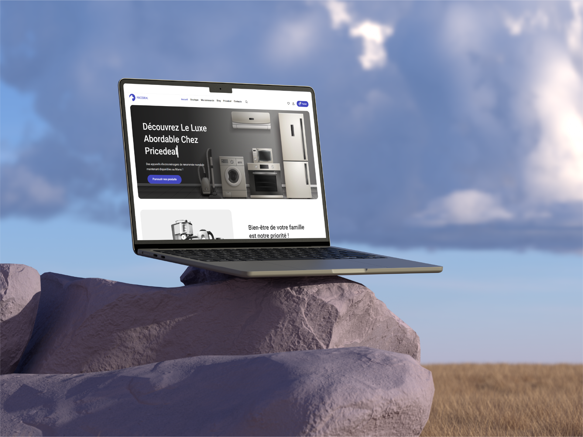 Création de site web pour magasin d'appareils électroménagers - FGM Technologies