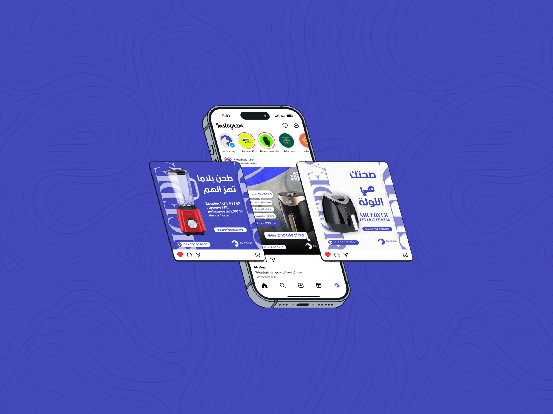 Marketing des médias sociaux pour un magasin d’appareils électroménagers – Stratégies visuelles et promotionnelles