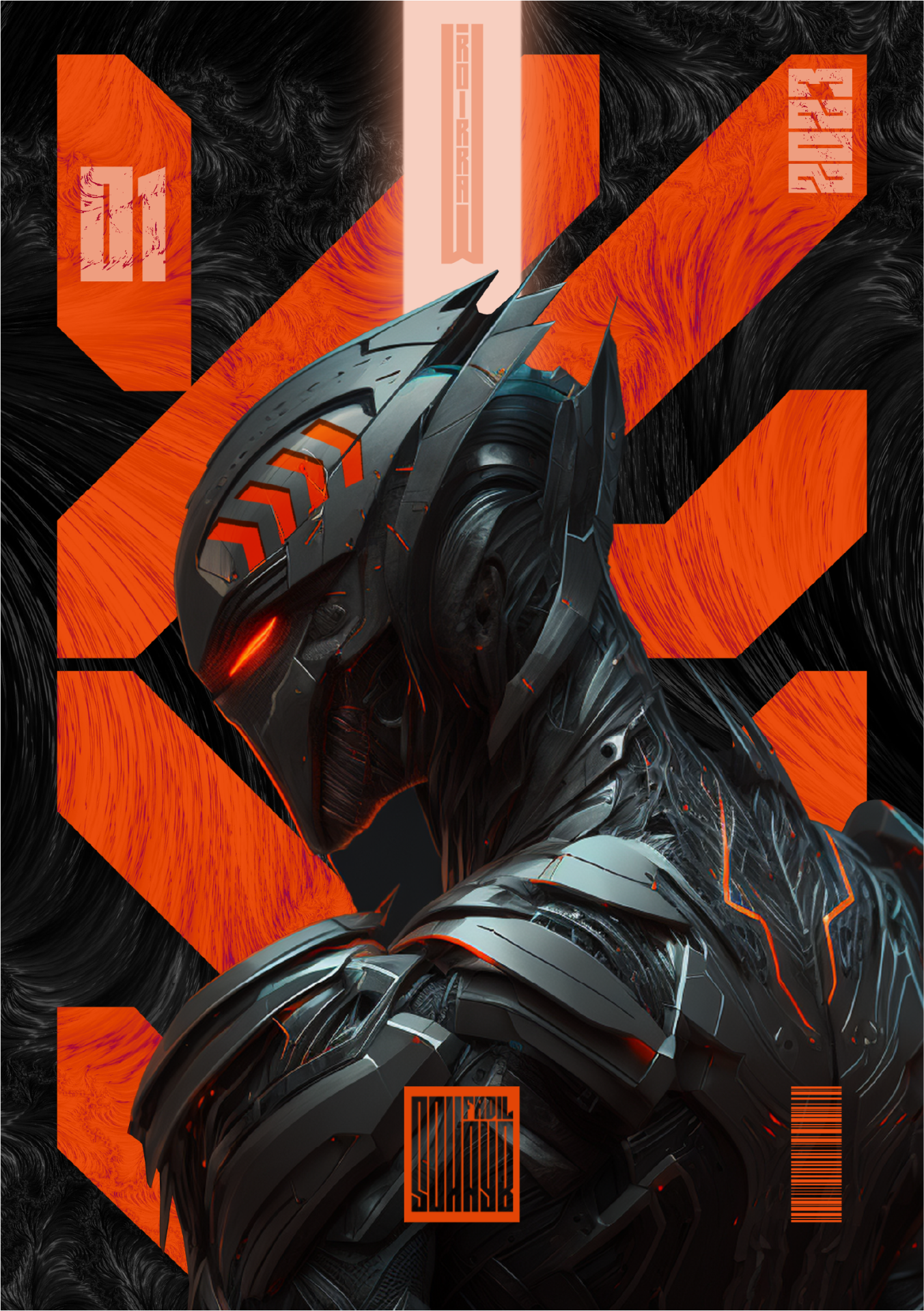 Warrior digital art